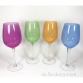 Custom Christmas Glass Goblet Champagnergläser Set